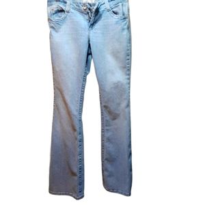 Lei Ashley Trouble Flare 5 pocket Womens Jeans Jounior Size 11 long.